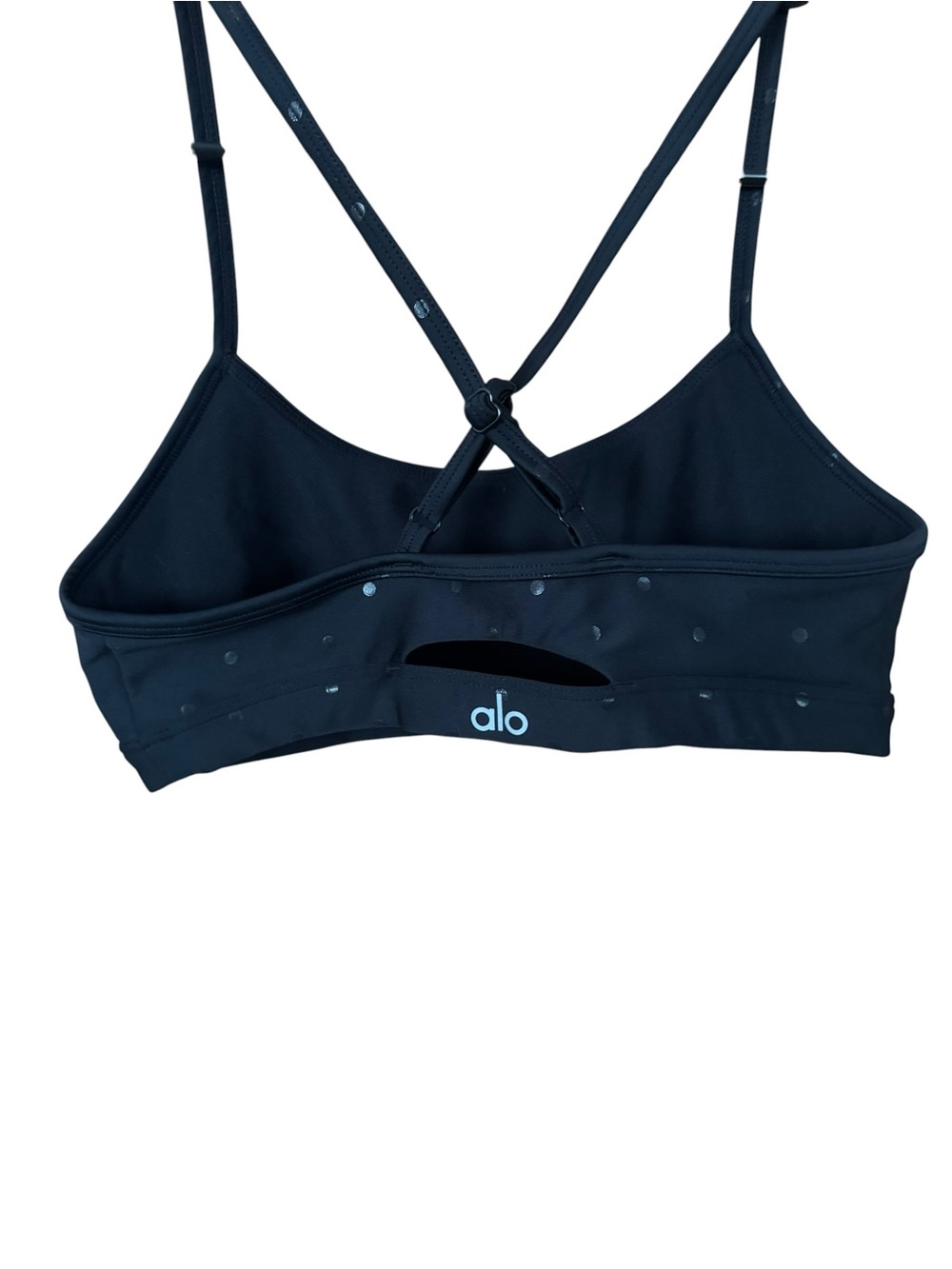 Women's Black-Dot Bralette - Comfortable Everyday Support - Picture 2 of 3